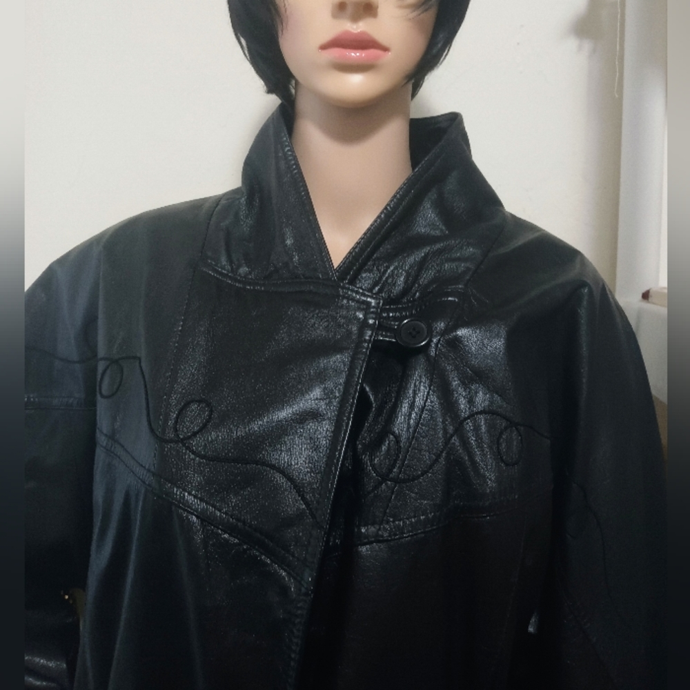 Pelle New York Milano Leather Dress Jacket